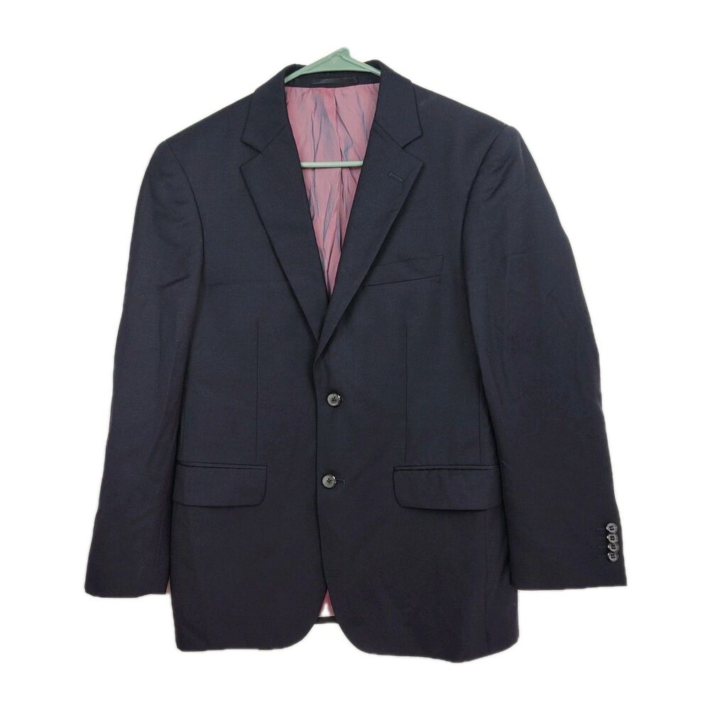 Renoir Men's Blazer, Size S36/30, black w/ burgundy lining, Model Aasmundstar‎